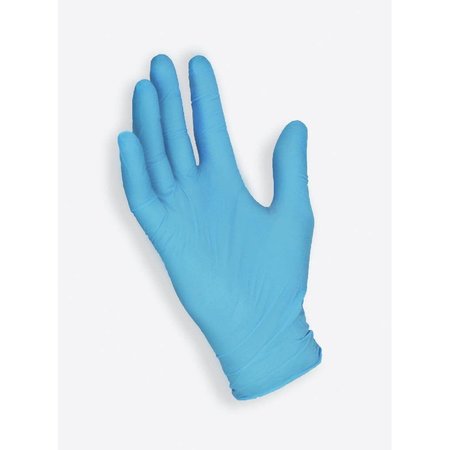 UMBO Niflex35, Nitrile Disposable Gloves, 3.5 mil Palm, Nitrile, Powder-Free, L, 2000 PK, Blue H1012K-L